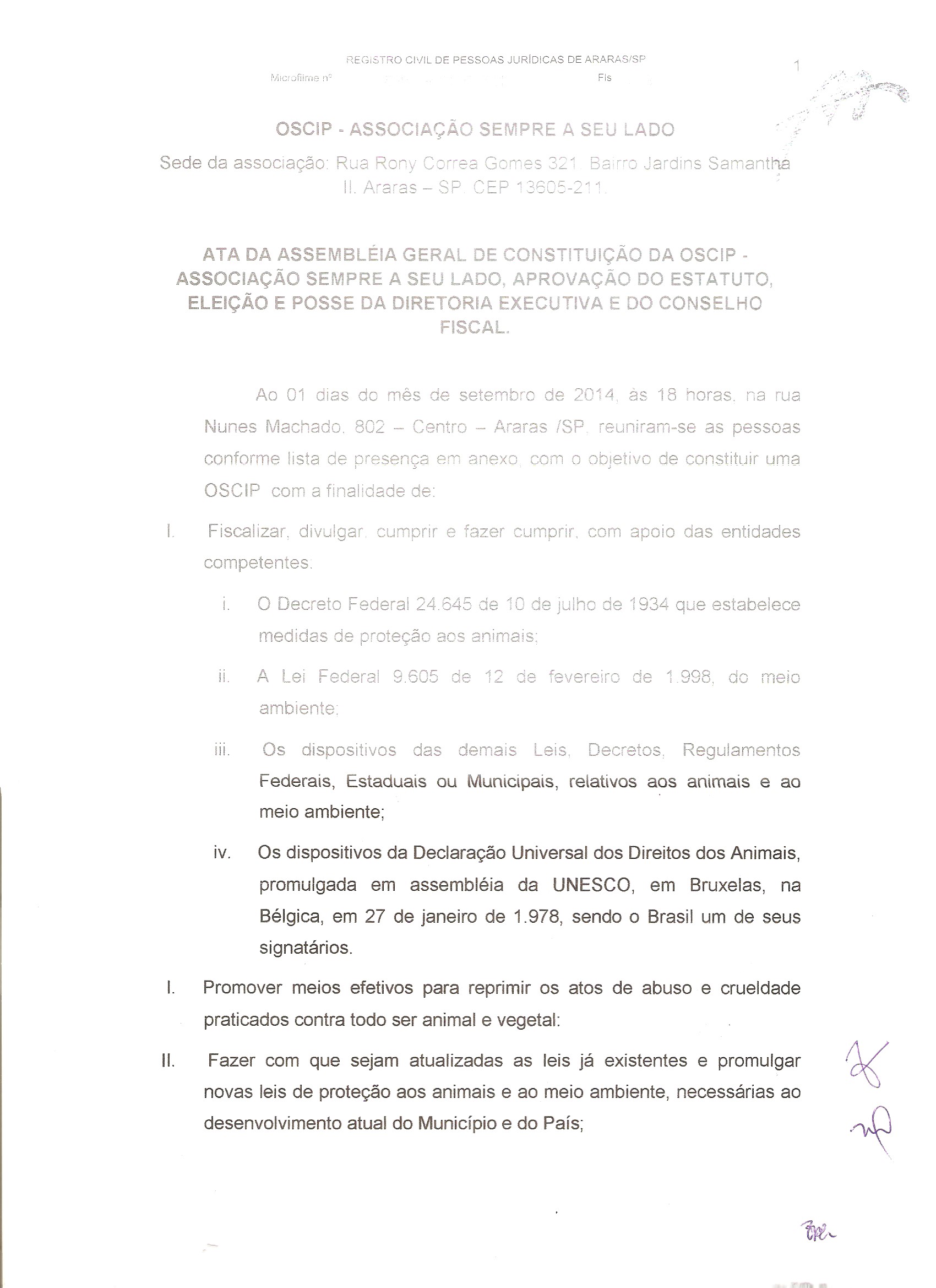 ata fundacao de 2014