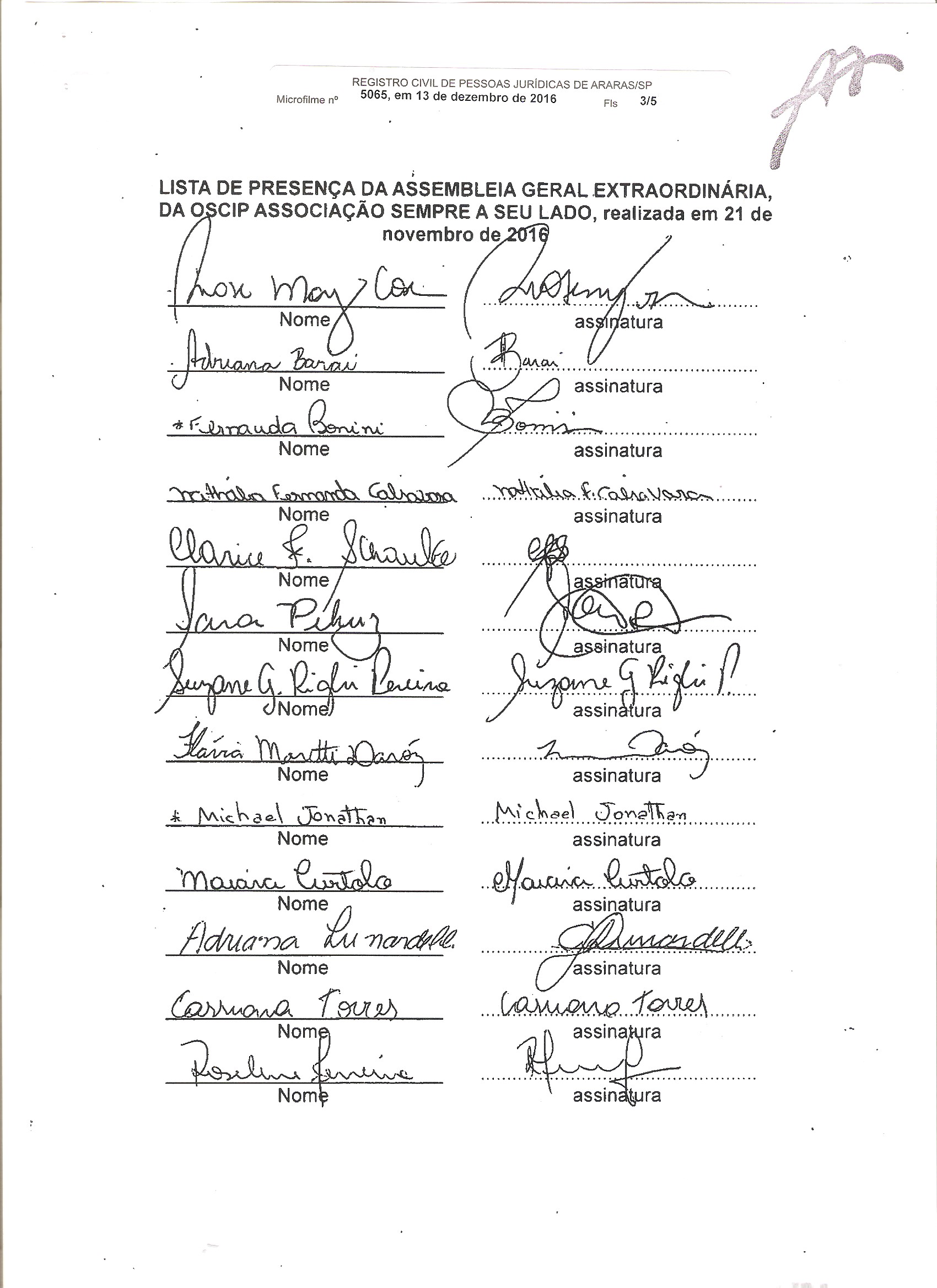 ata novembro de 2016